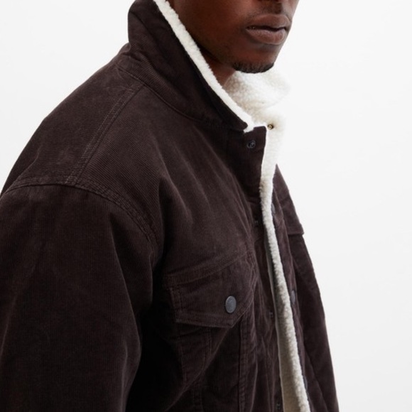 NWOT Gap Men’s Icon Corduroy Sherpa Jacket - Picture 4 of 7